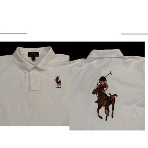 Polo Ralph Lauren Boy's Polo Shirt Polo Bear Logo Size XL (18-20) Fits Small Men